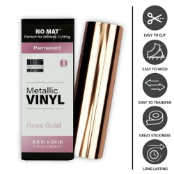 First Edition No Mat Vinyl Metallic Shiny Rose Gold 5.5inch (FESMV060)