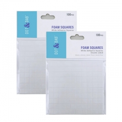 2 for 1 OFFER - Dot & Dab Foam Squares Large White (DCBS06 x 2)