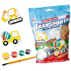 Kids Create Mould & Paint Transport Figures (PMOW/1)