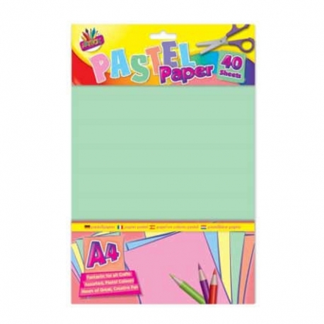 Artbox 40 Sheets Pastel Paper Assorted (T6880)