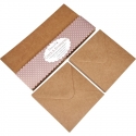 Dovecraft 20 Mini Kraft 3.5" x 3.5" Cards and Envelopes (DCCE029)