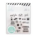 Heidi Swapp Clear Stamp set - Exercise 18pcs (313898)