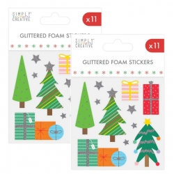 2 for 1 Offer - 2 x Dovecraft Foam Stickers - Christmas Icons (SCSTK230X20 x 2)