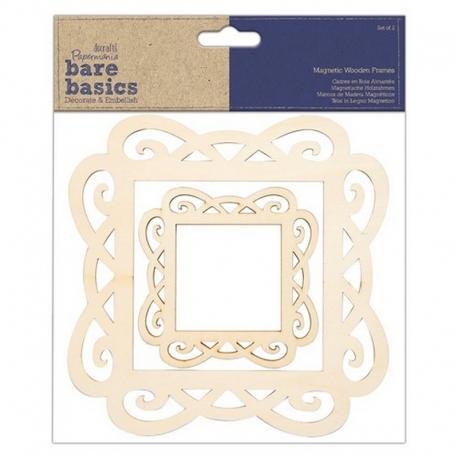 Magnetic Wooden Frames 2pcs (PMA 174541)