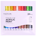 Nova Acrylic Paints 24 Set (NVMXM001)