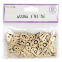 Dovecraft Essentials Wooden Letter Tags (DCBS215)