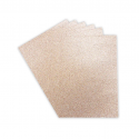 Dovecraft A4 Double Sided Glitter Pack - Rose Gold - 350gsm - 6 Sheets (DCGCD037)