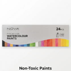 Nova 24 Watercolour Paints (NVMXM011)