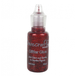 Dovecraft Glitter Glue - Ruby (DCBTL001)