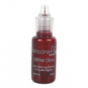 2 FOR 1 OFFER - Dovecraft Glitter Glue - Ruby (DCBTL001)