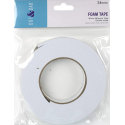 Dot & Dab Foam Tape 18mm x 2.5m x 4mm White (DDADH024)