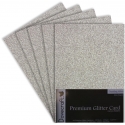 Dovecraft A4 Glitter Card Silver - 20 Sheets (DCGC04)