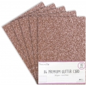 Dovecraft A4 Glitter Card 300gsm 10 Sheets - Dark Rose Gold (DCGCD030)