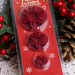 Xmas Plunger Cutters 3 Pack - Snowflakes (XMA3929)