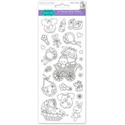 Art Therapy Glitter Stickers Baby Girl (SS620I)