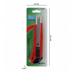 Retractable Utility Knife Assorted Colours (IC-233)