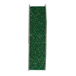 3m Ribbon - Glitter Satin - Evergreen