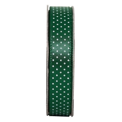 3m Ribbon - Spotted - Evergreen