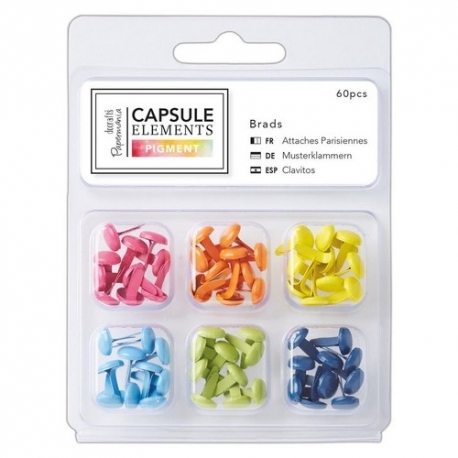 Brads (60pcs) - Capsule Collection - Elements Pigment