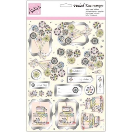 Foiled Decoupage - Balloons For You (ANT 169916)