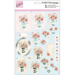 Foiled Decoupage - Blooming Delight (ANT 169827)