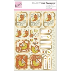 Foiled Decoupage - It's A Hoot (ANT 169914)