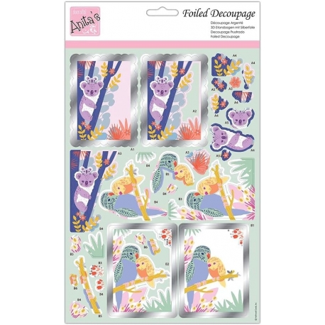 Foiled Decoupage - Koalas and Company (ANT 169953)