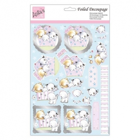 Foiled Decoupage - Puppy Surprise (ANT 169891)