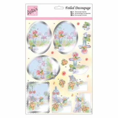 Foiled Decoupage - Springtime Florals (ANT 169761)