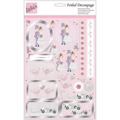 Foiled Decoupage - True Love (ANT 169946)