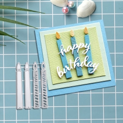 Printable Heaven Small Cutting Die - Candles (4pcs) (D026)