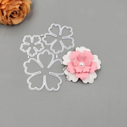 Printable Heaven Large Cutting Die - Flowers (3pcs) (F070)