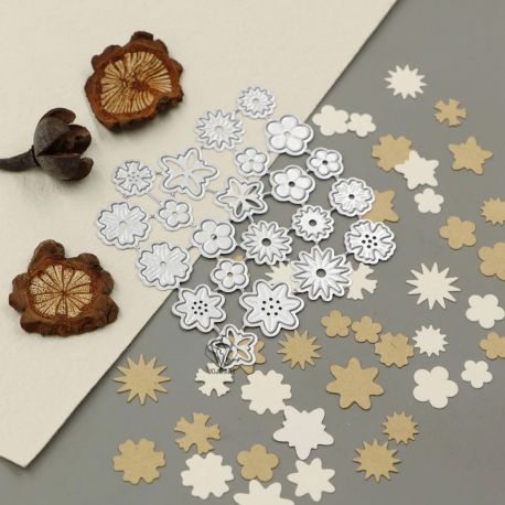 Printable Heaven Small Cutting Die - Mini Flowers (23pcs) (F145)