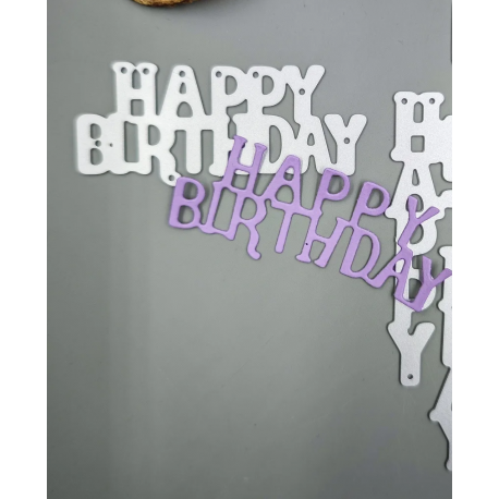 Printable Heaven Small Cutting Die - Happy Birthday (1pc) (W086-1)