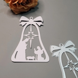 Printable Heaven Large Cutting Die - Nativity Bell (1pc) (P066)