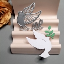 Printable Heaven Small Cutting Die - Dove and Leaf (2pcs) (A028)