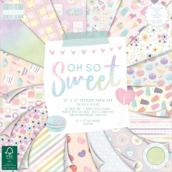 First Edition FSC 12x12 Paper Pad - Oh So Sweet (FEPAD227)