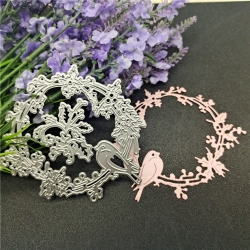 Printable Heaven Large Cutting Die - Bird and Wreath (2pcs) (PW-WG54000-01)