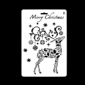 Large Reindeer Stencil (1pc) (SCRA-PW0007-80H)