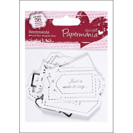 Papermania Sentiments Tags (PMA 157198)