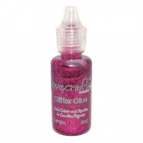 Dovecraft Glitter Glue - Cerise (DCBS69)