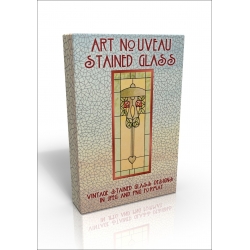 Public Domain Image DVD - Art Nouveau Stained Glass Designs