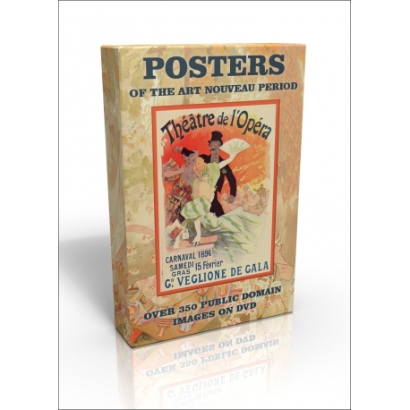 Public Domain Image DVD - Posters of the Art Nouveau Period