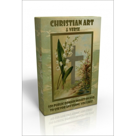 Public Domain Image DVD - Christian Art & Verse