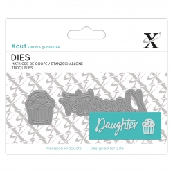 Mini Sentiment Die (2pcs) - Daughter (XCU 504109)