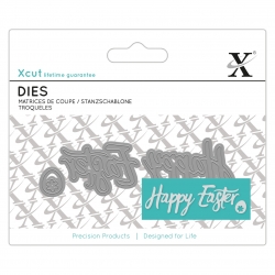 Mini Sentiment Die (3pcs) - Happy Easter (XCU 503169)