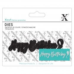 Mini Sentiment Die - Happy Birthday 3pcs (XCU 504033)