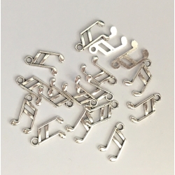 Metal Charms - Music notes (16)