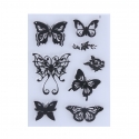 Clear Stamp set - Butterflies (8pcs)