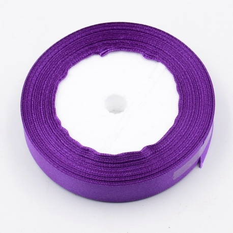 6mm Satin Ribbon - Purple (25 yards)